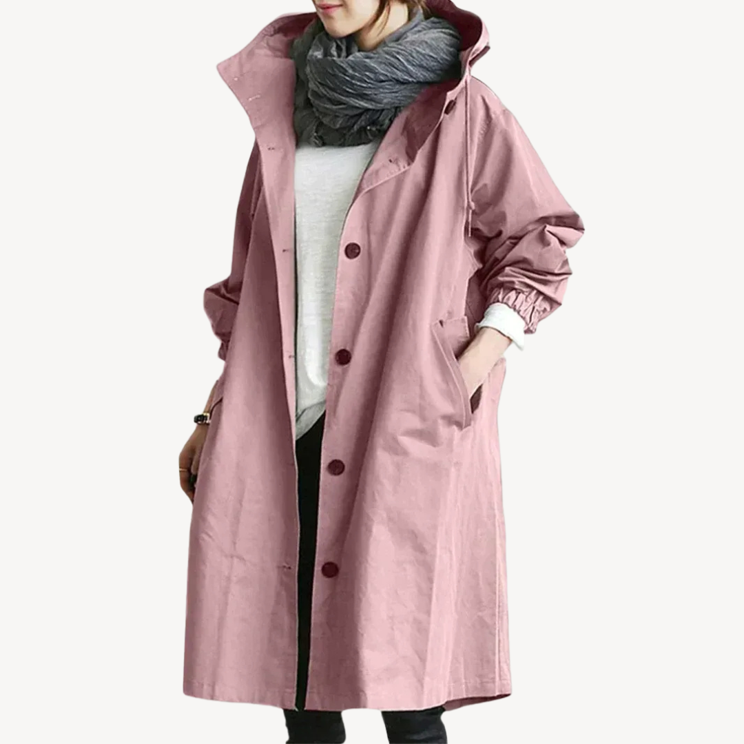 Damen-Trenchcoat aus Baumwolle | Loravelle 1