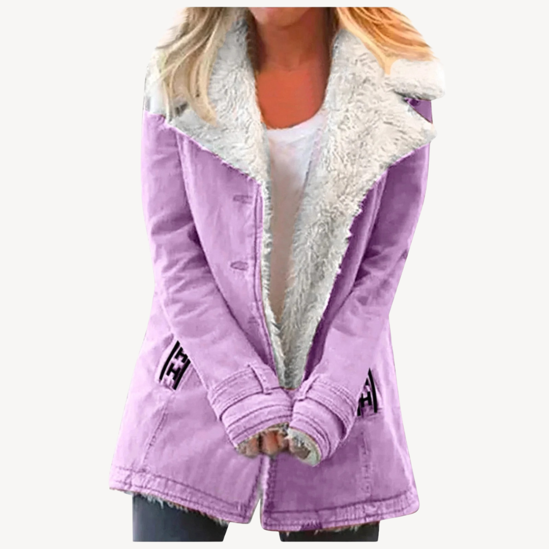 Damen-Winterjacke mit Fleecefutter | Loravelle 0