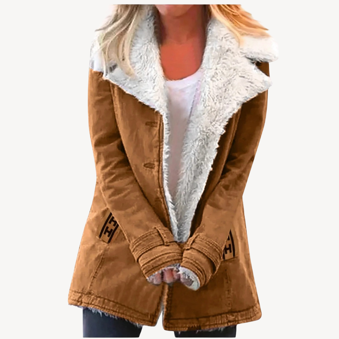 Damen-Winterjacke mit Fleecefutter | Loravelle 2