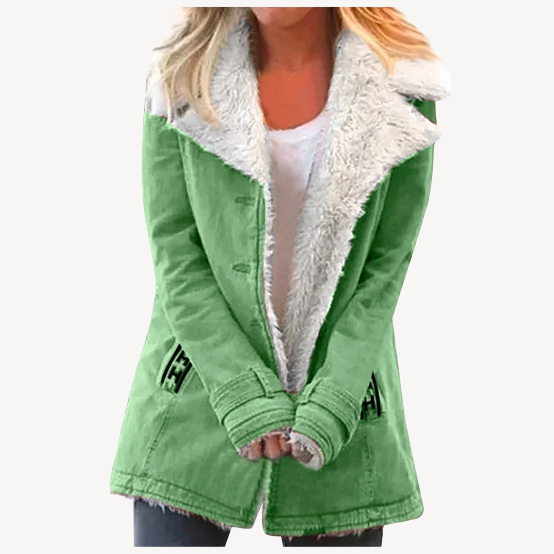 Damen-Winterjacke mit Fleecefutter | Loravelle 3