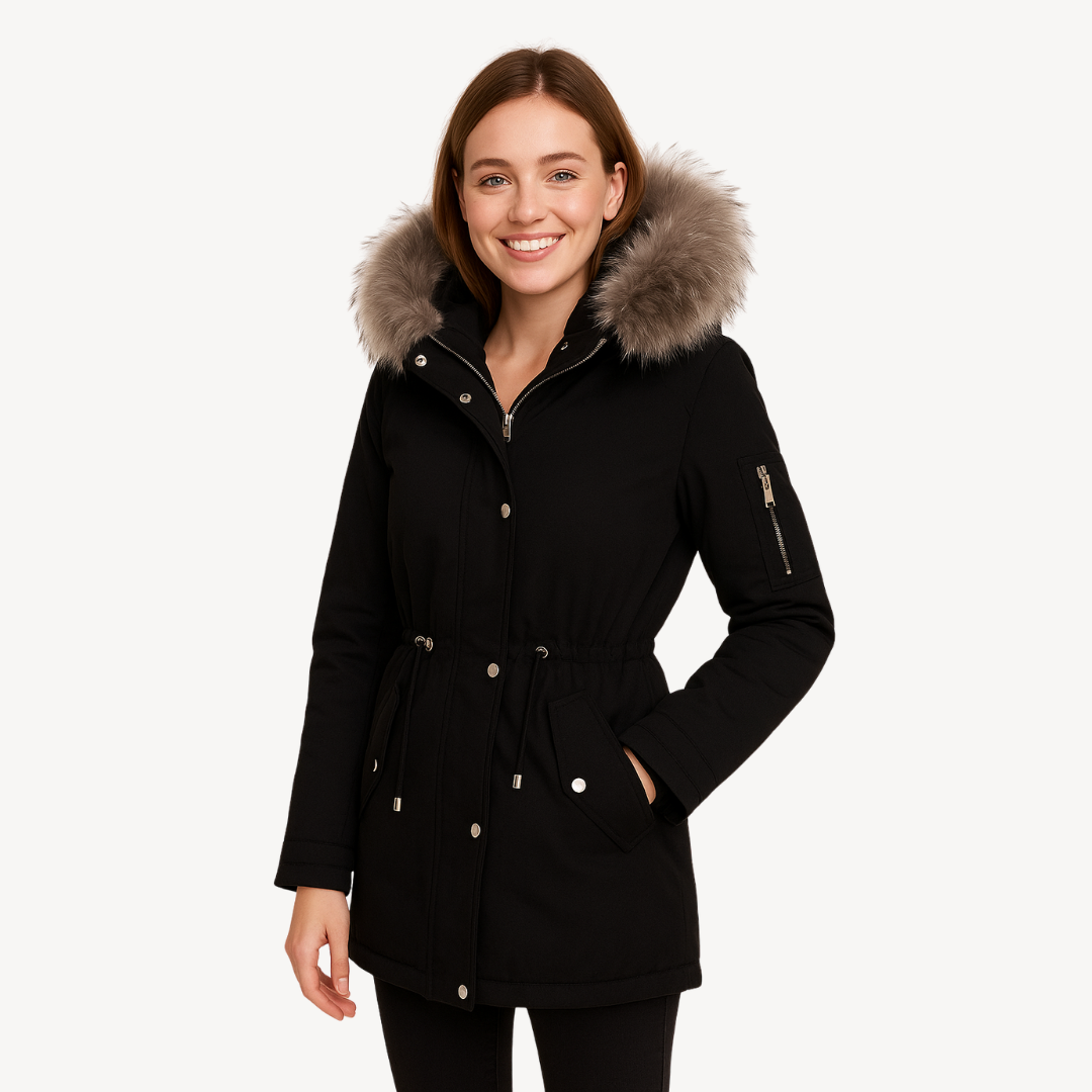Damen-Winterparka mit Pelzfutter | Loravelle 1