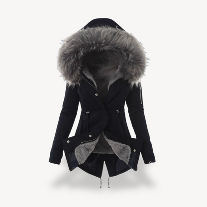 Damen-Winterparka mit Pelzfutter | Loravelle 2