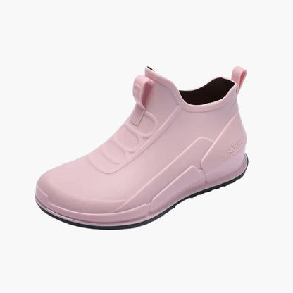 Damen Gummistiefel zum Hineinschlüpfen mit Profilsohle