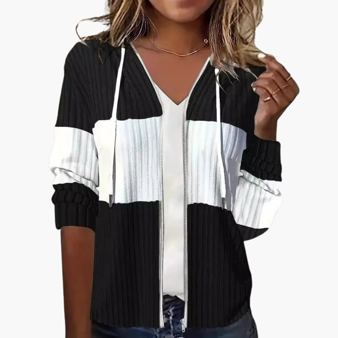 Damen Kapuzenpullover mit Reißverschluss