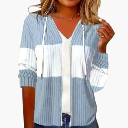 Damen Kapuzenpullover mit Reißverschluss