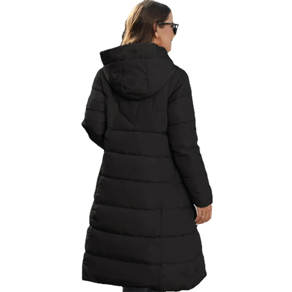 Damen Winterjacke Pufferjacke mit Kapuze Warm - BerlinGlamour