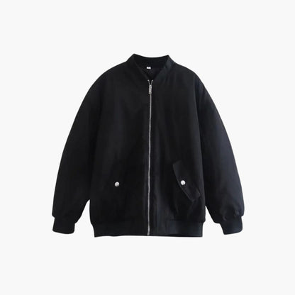 Damen Bomberjacke mit Reißverschluss und Pattentaschen 6