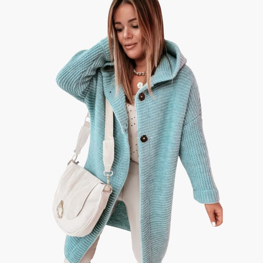 Damen Cardigan mit Kapuze 0