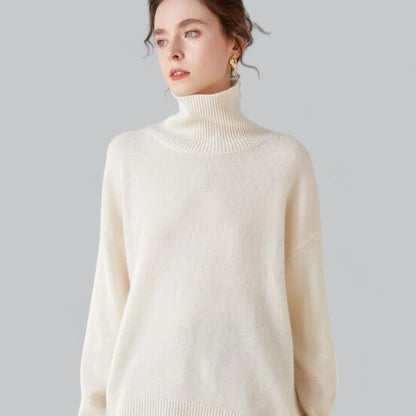 Damen Classy Sweater Rollkragenpullover 2