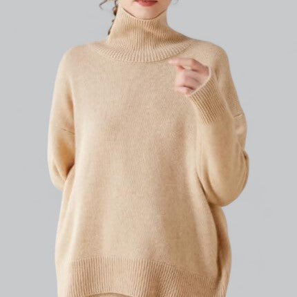 Damen Classy Sweater Rollkragenpullover 6