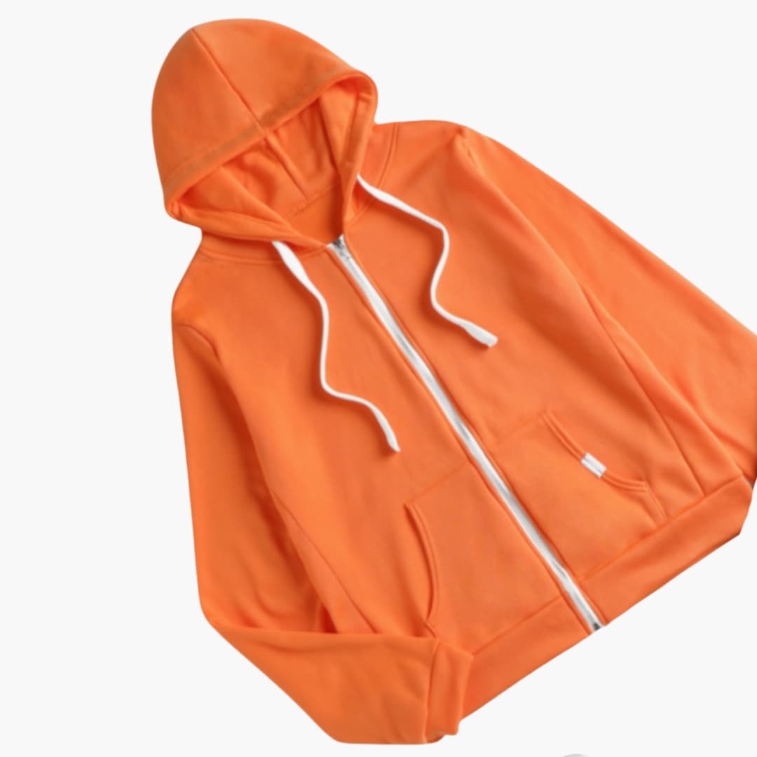 Damen Hoodie mit Kängurutasche 1