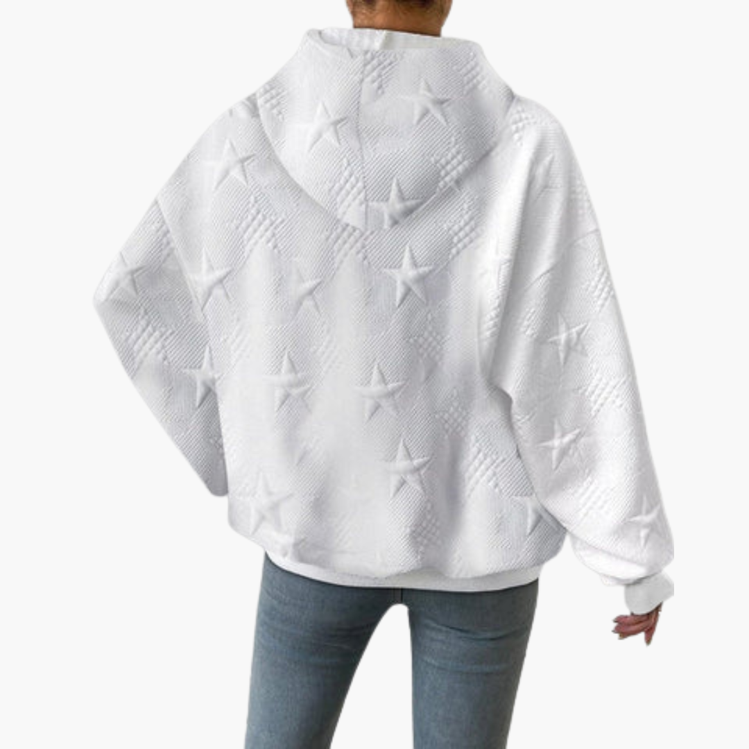 Damen Hoodie mit Kapuze und langen Ärmeln 2