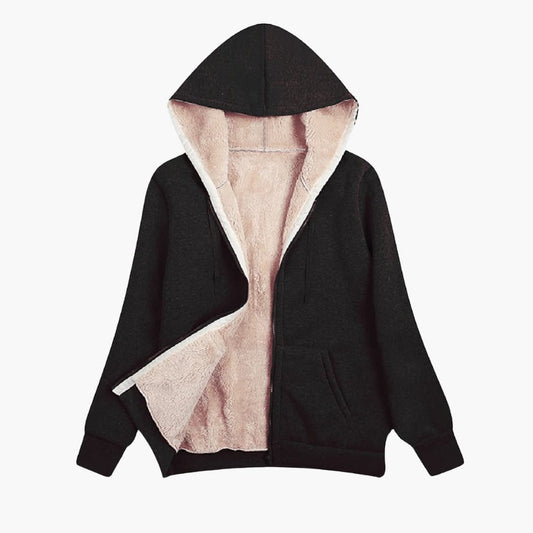 Damen Kapuzenjacke mit Reißverschluss 0
