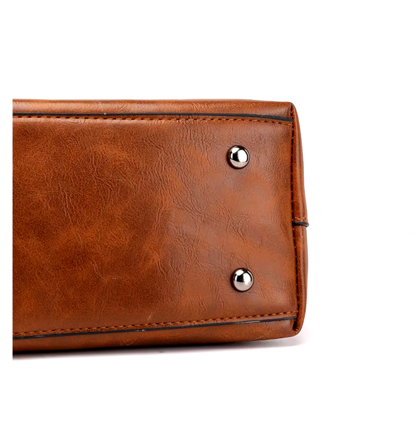 Damen Lederhandtasche mit mehreren Taschen, Umhängetasche im Vintage-Stil 2