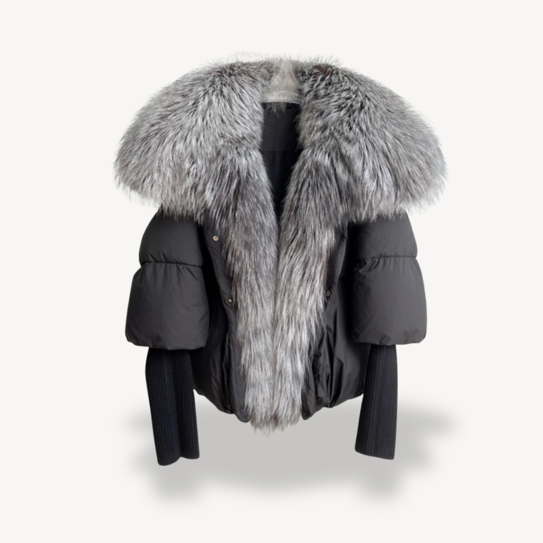 Damen Pufferjacke aus Kunstpelz | Loravelle 1