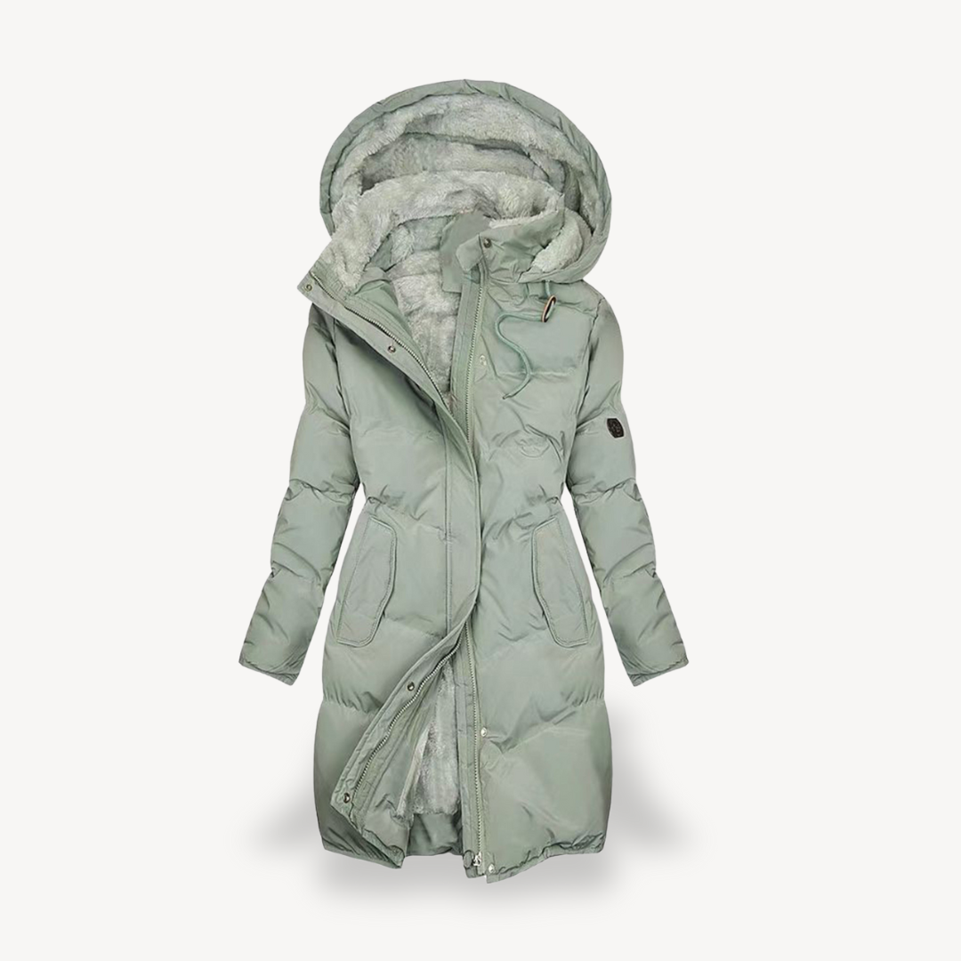 Damen Pufferjacke mit Kunstpelzfutter | Loravelle 1