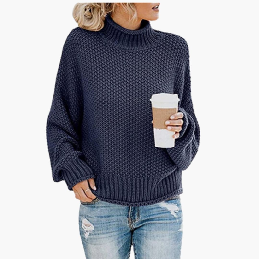 Damen Pullover mit Rollkragen 1