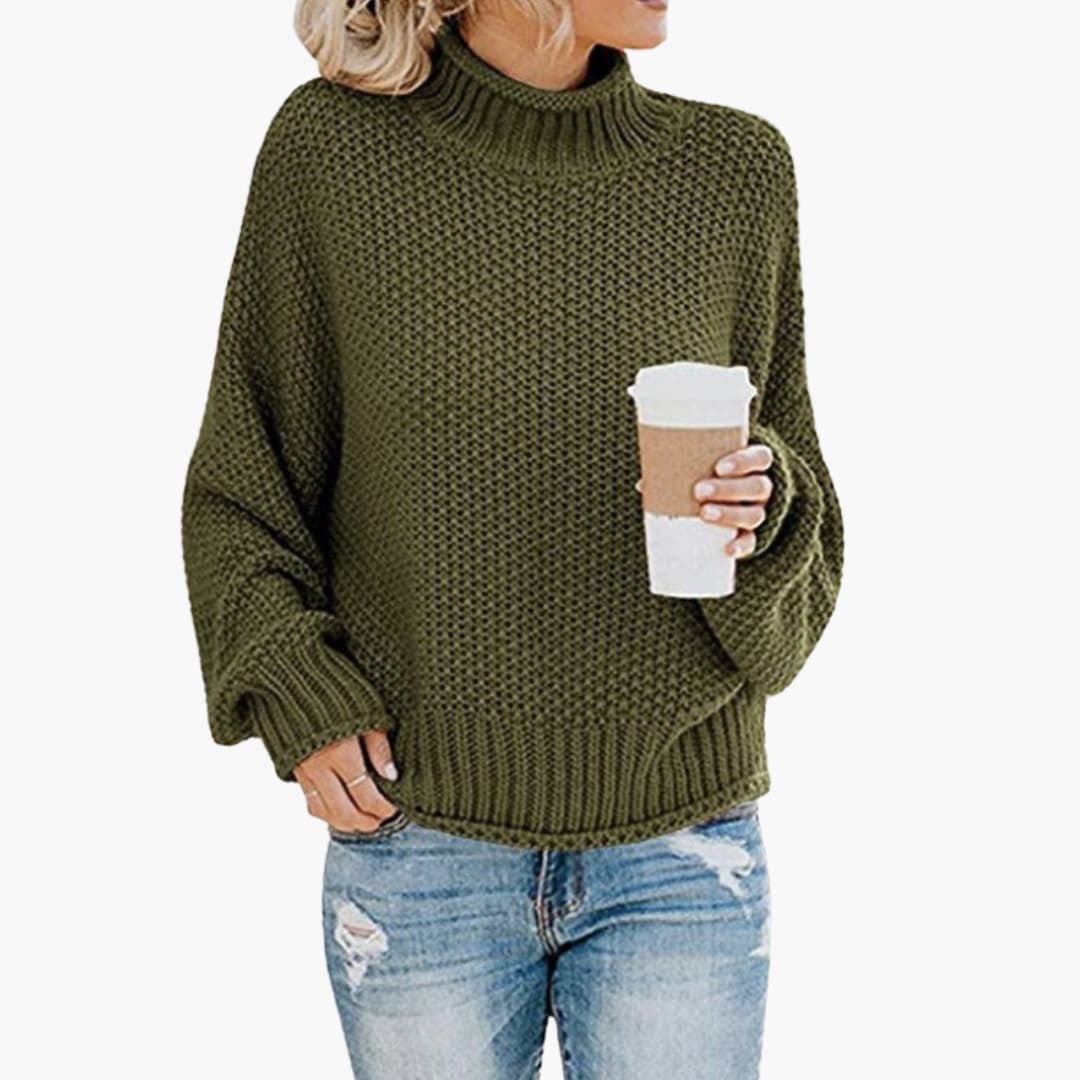 Damen Pullover mit Rollkragen 5