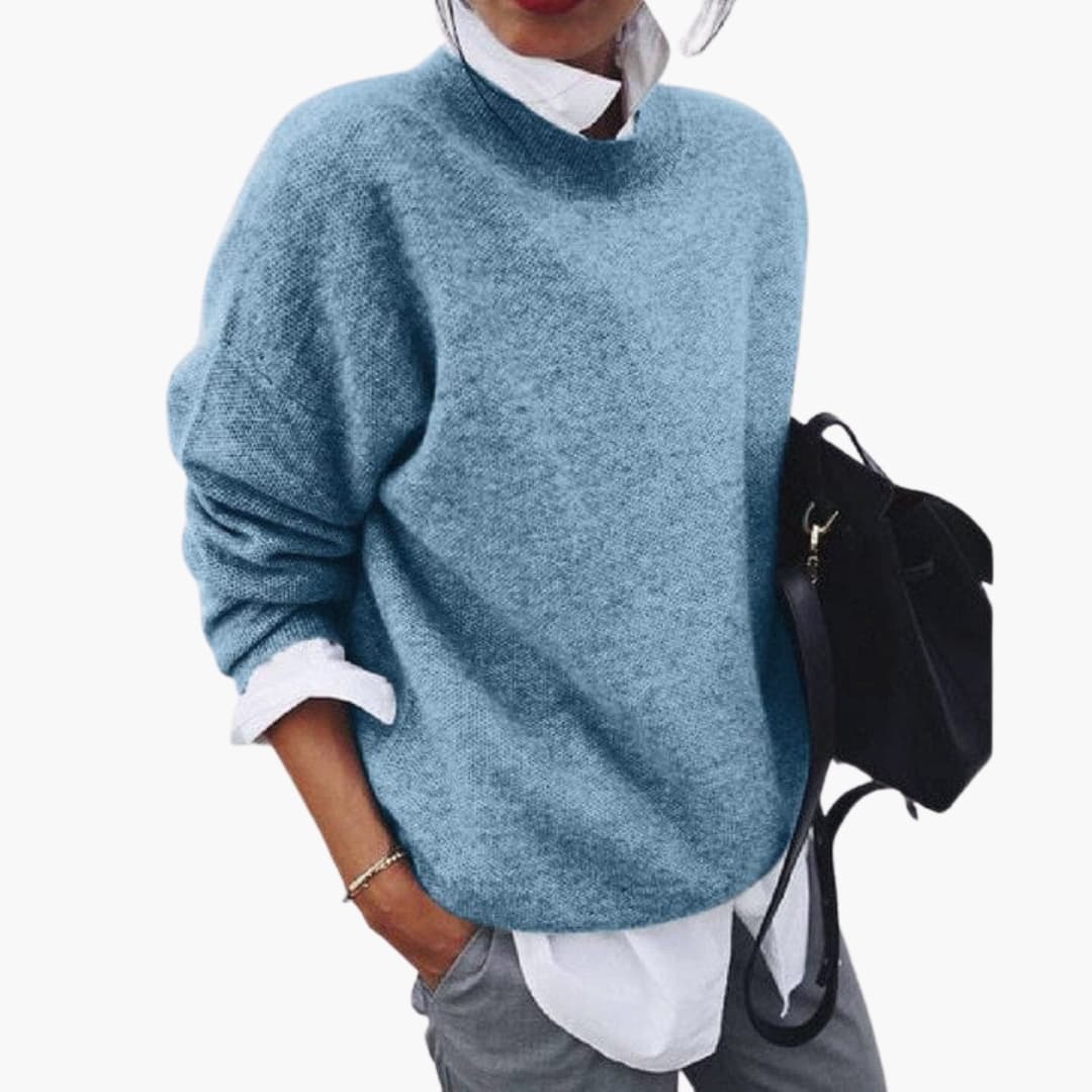 Damen Pullover mit Rundhalsausschnitt 3