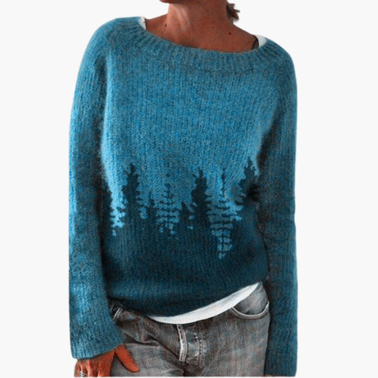 Damen Pullover mit Strickmustern 0
