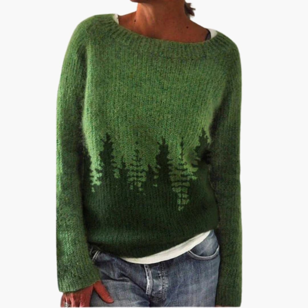 Damen Pullover mit Strickmustern 1