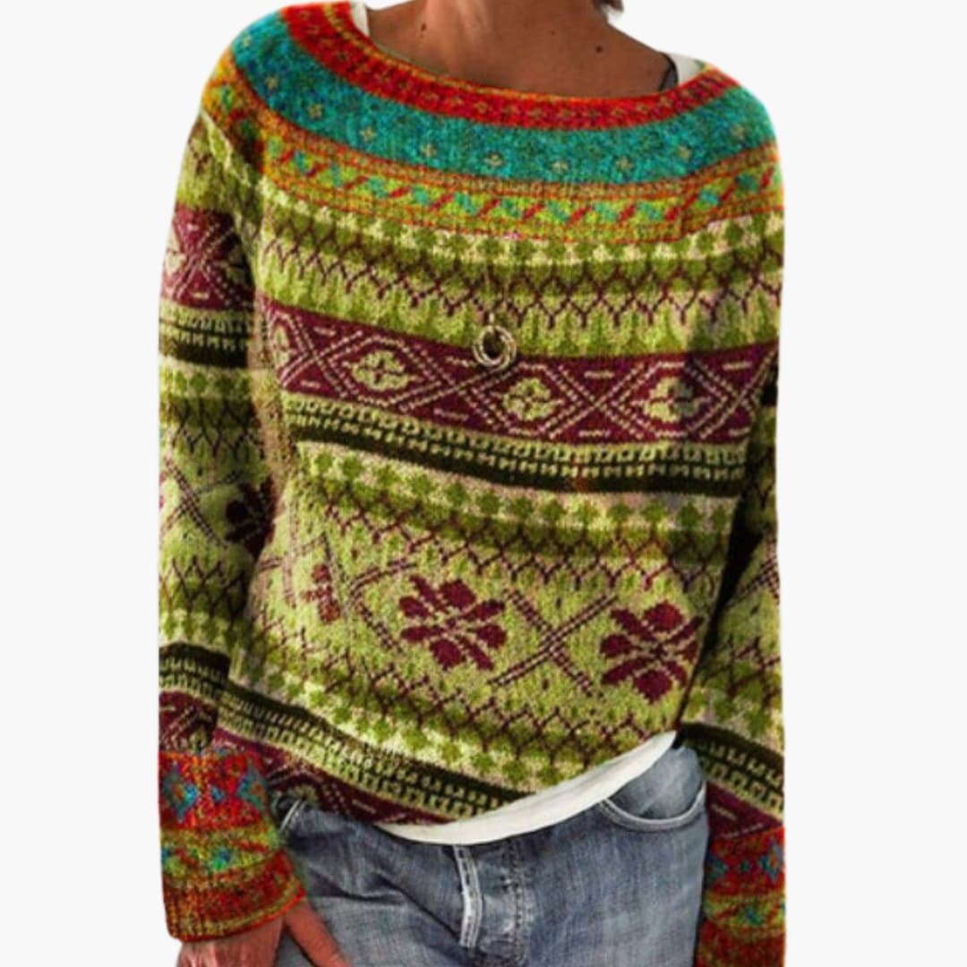 Damen Pullover mit Strickmustern 2