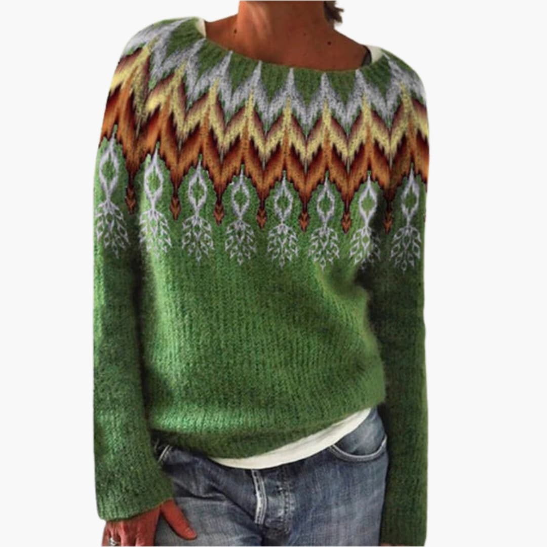 Damen Pullover mit Strickmustern 4