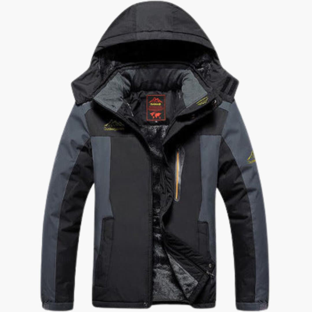 Damen Skijacke mit Kapuze, Reißverschluss und mehreren Taschen 0