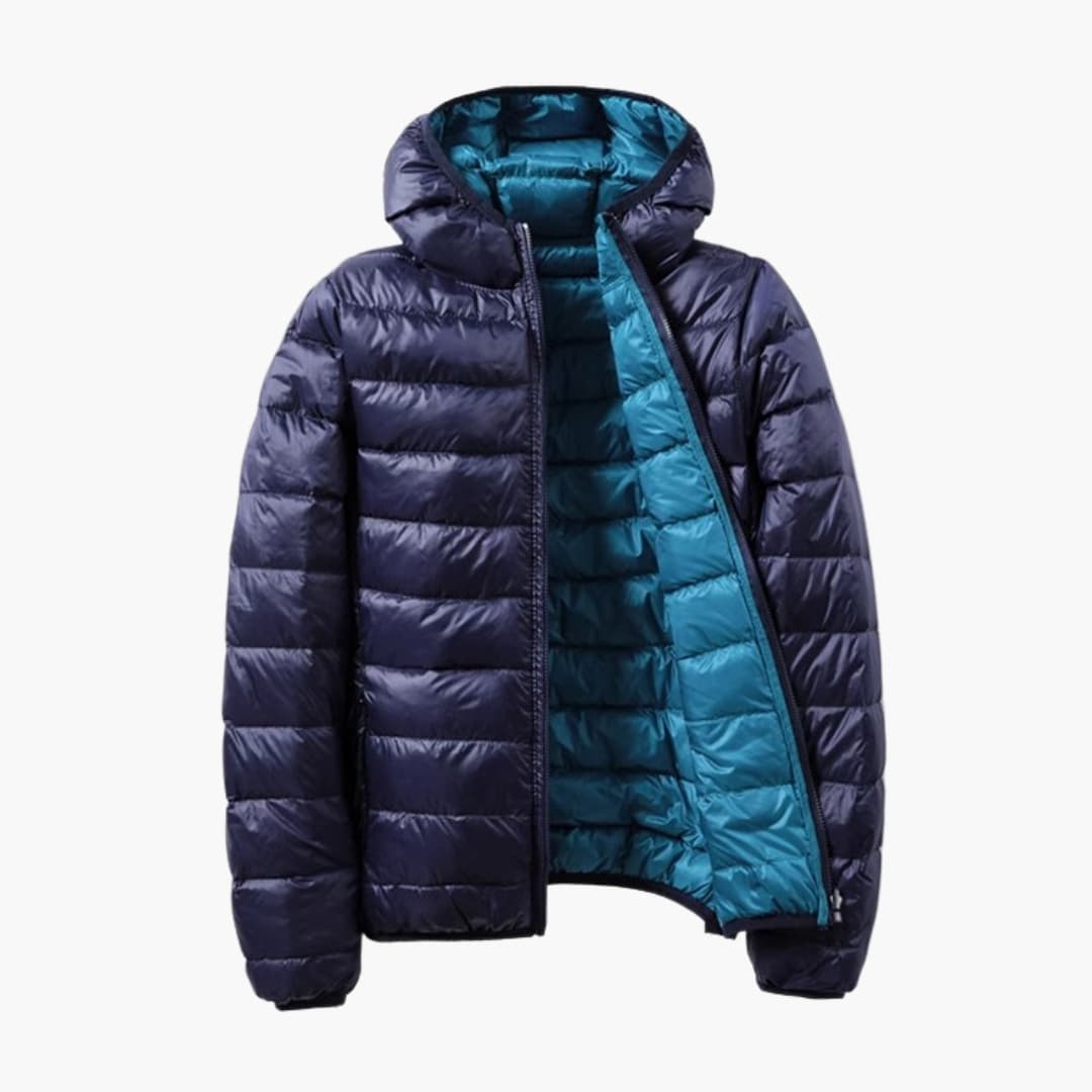 Damen Steppjacke mit Kapuze und Reißverschluss 4