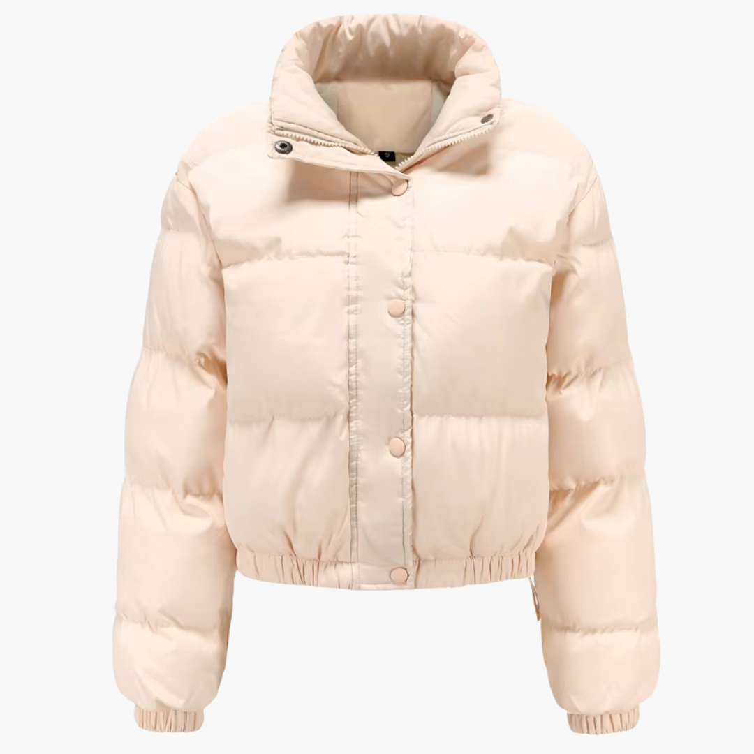 Damen Steppjacke mit Kapuze und Reißverschluss 5