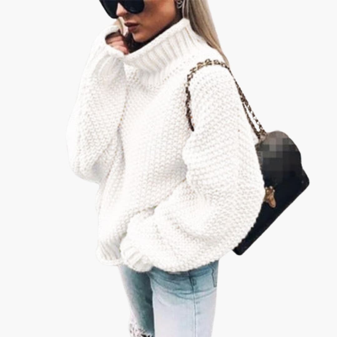 Damen Strickpullover mit langen Ärmeln 0