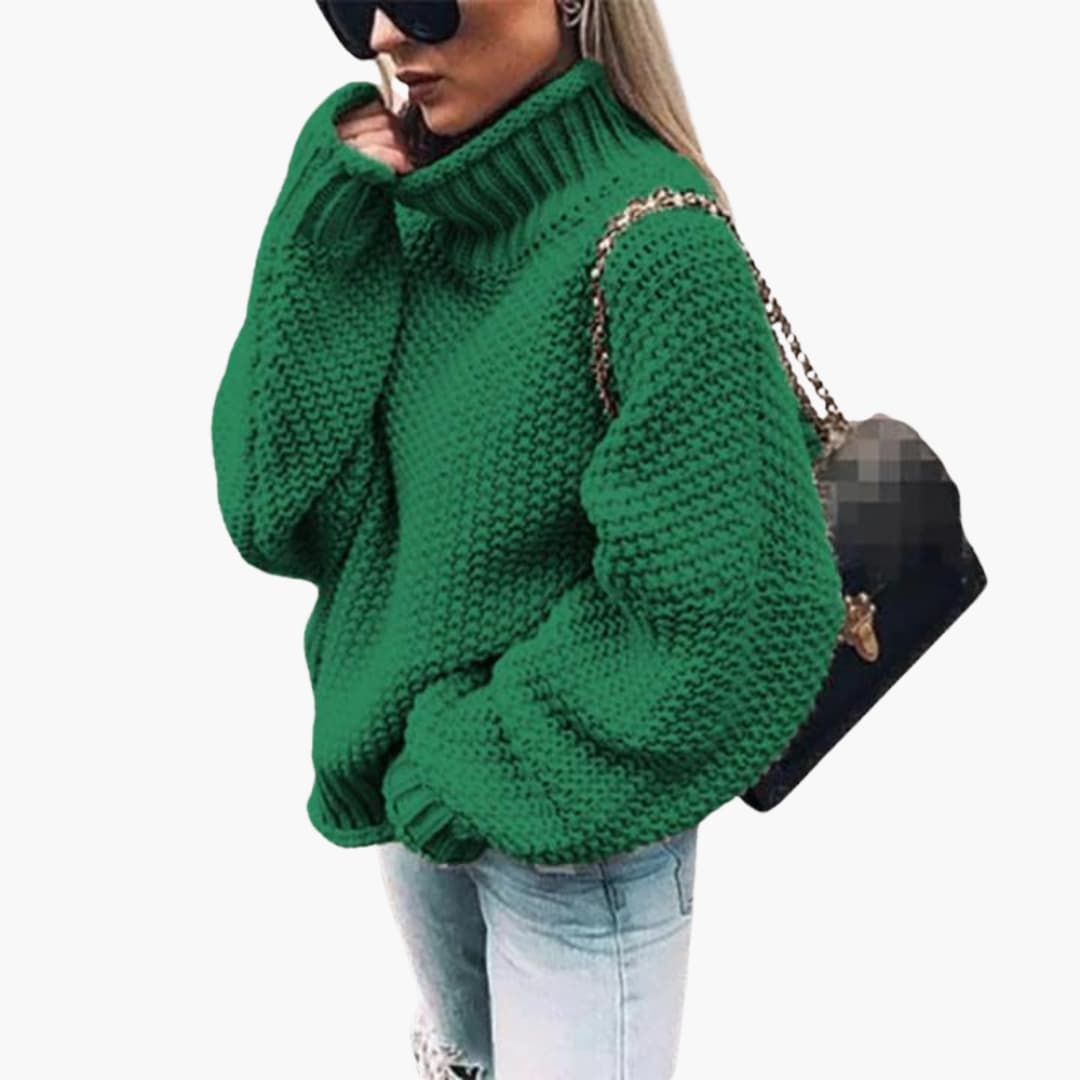 Damen Strickpullover mit langen Ärmeln 3