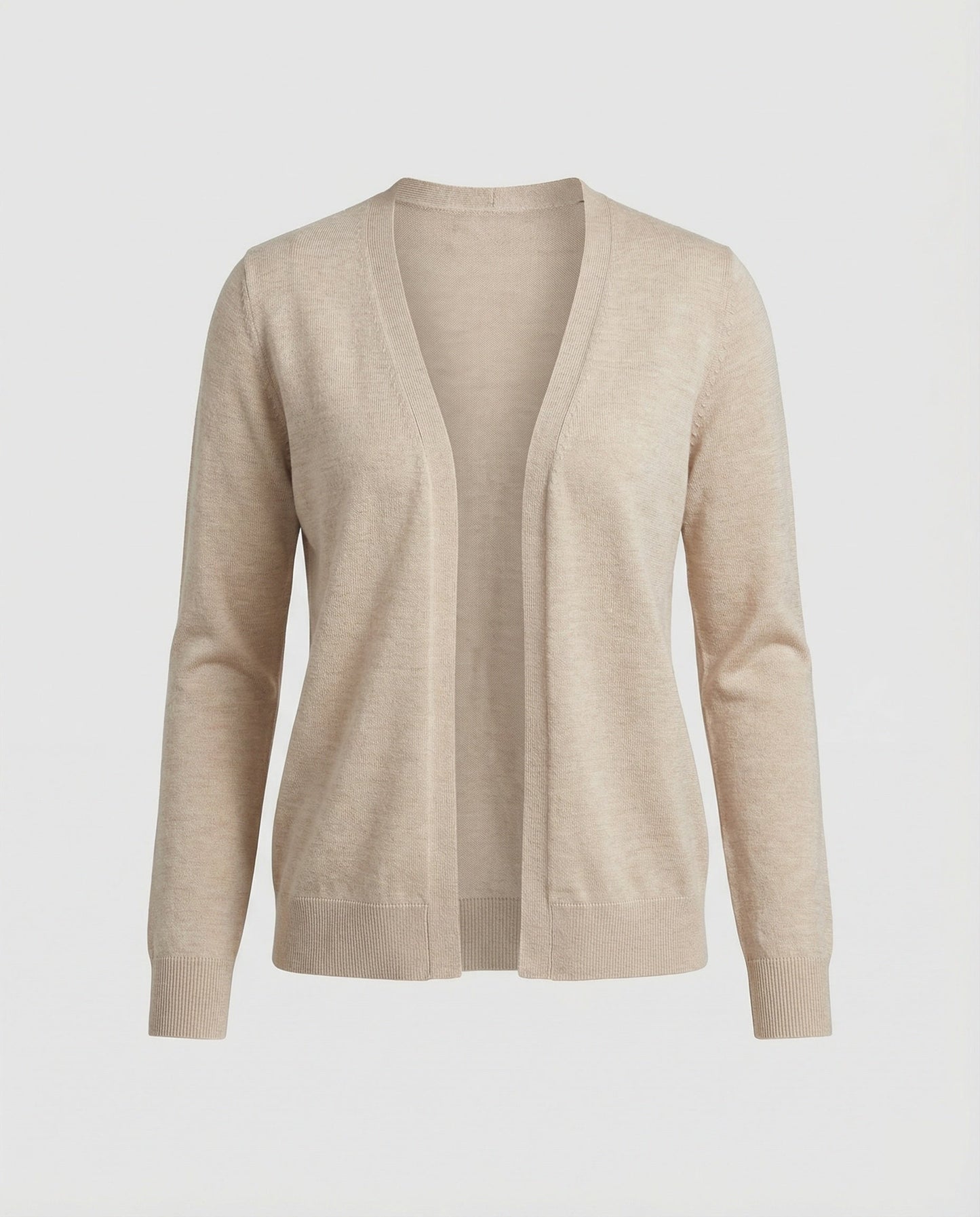 Damen Strickjacke Leicht V-Ausschnitt Modern
