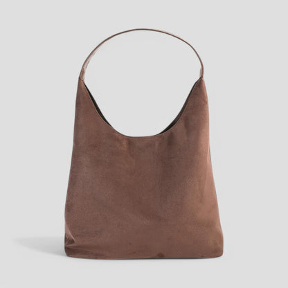Damen Wildleder Handtasche Minimalist Shopper Tasche Quiet Luxury 0