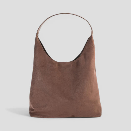 Damen Wildleder Handtasche Minimalist Shopper Tasche Quiet Luxury 0