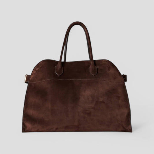 Damen Wildleder Shopper Bag Großes Fassungsvermögen Handtasche 0