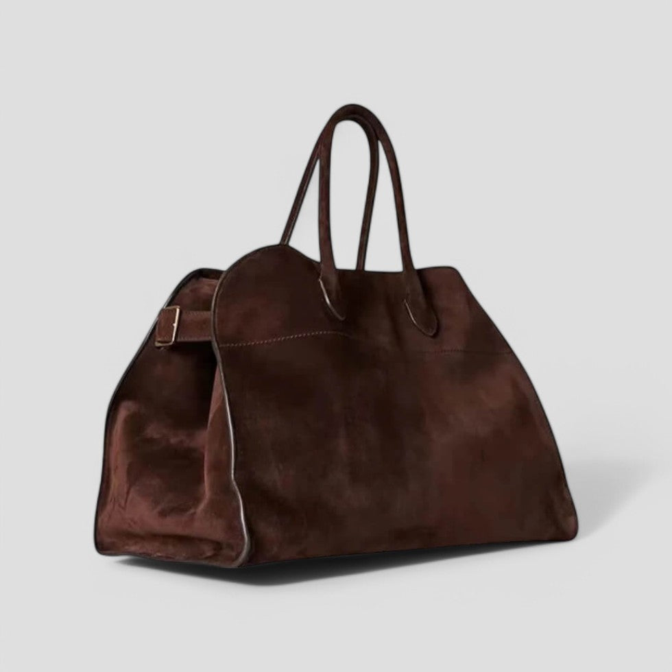Damen Wildleder Shopper Bag Großes Fassungsvermögen Handtasche 1