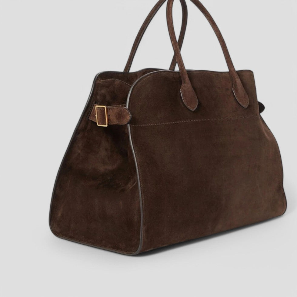 Damen Wildleder Shopper Bag Großes Fassungsvermögen Handtasche 3