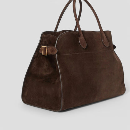 Damen Wildleder Shopper Bag Großes Fassungsvermögen Handtasche 3