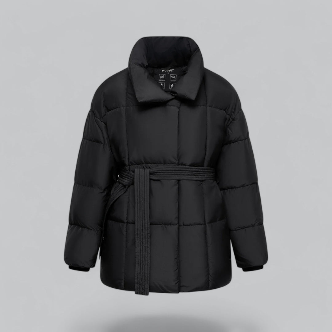 Damen Winterjacke mit Gürtel 0