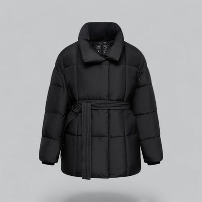 Damen Winterjacke mit Gürtel 0
