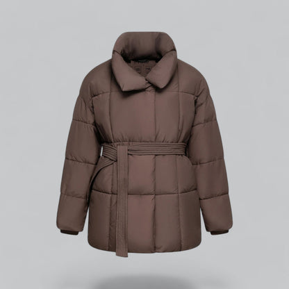 Damen Winterjacke mit Gürtel 2