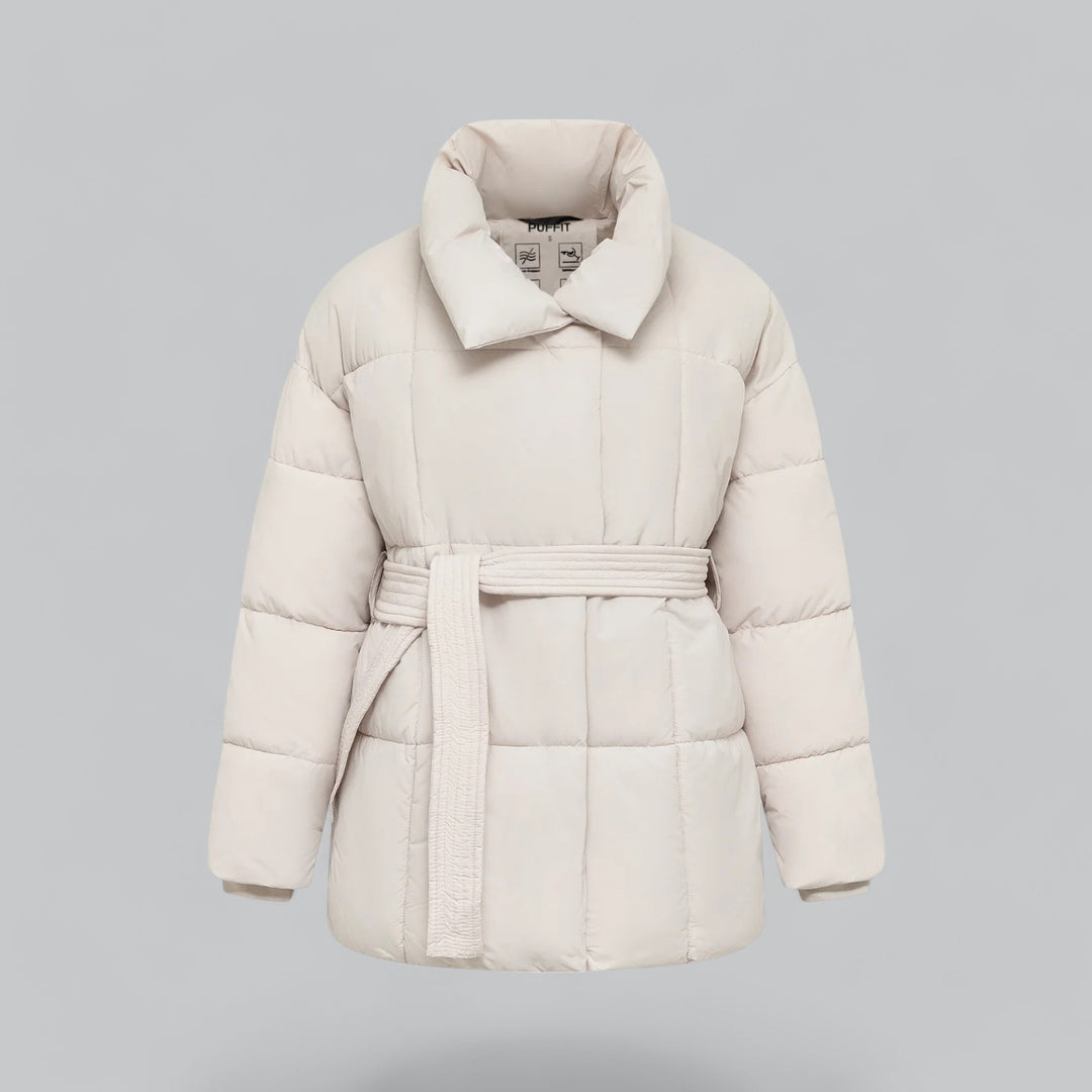 Damen Winterjacke mit Gürtel 3