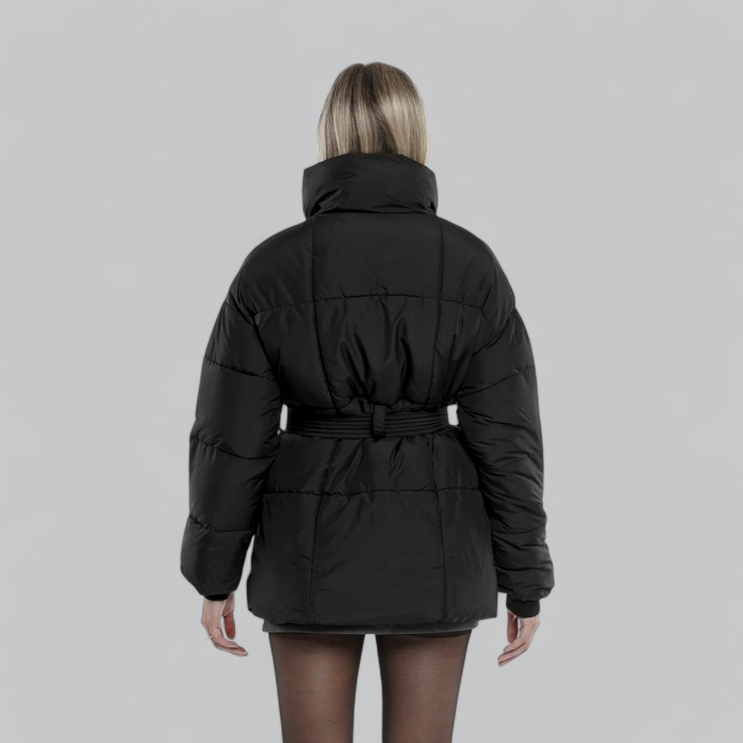 Damen Winterjacke mit Gürtel 5