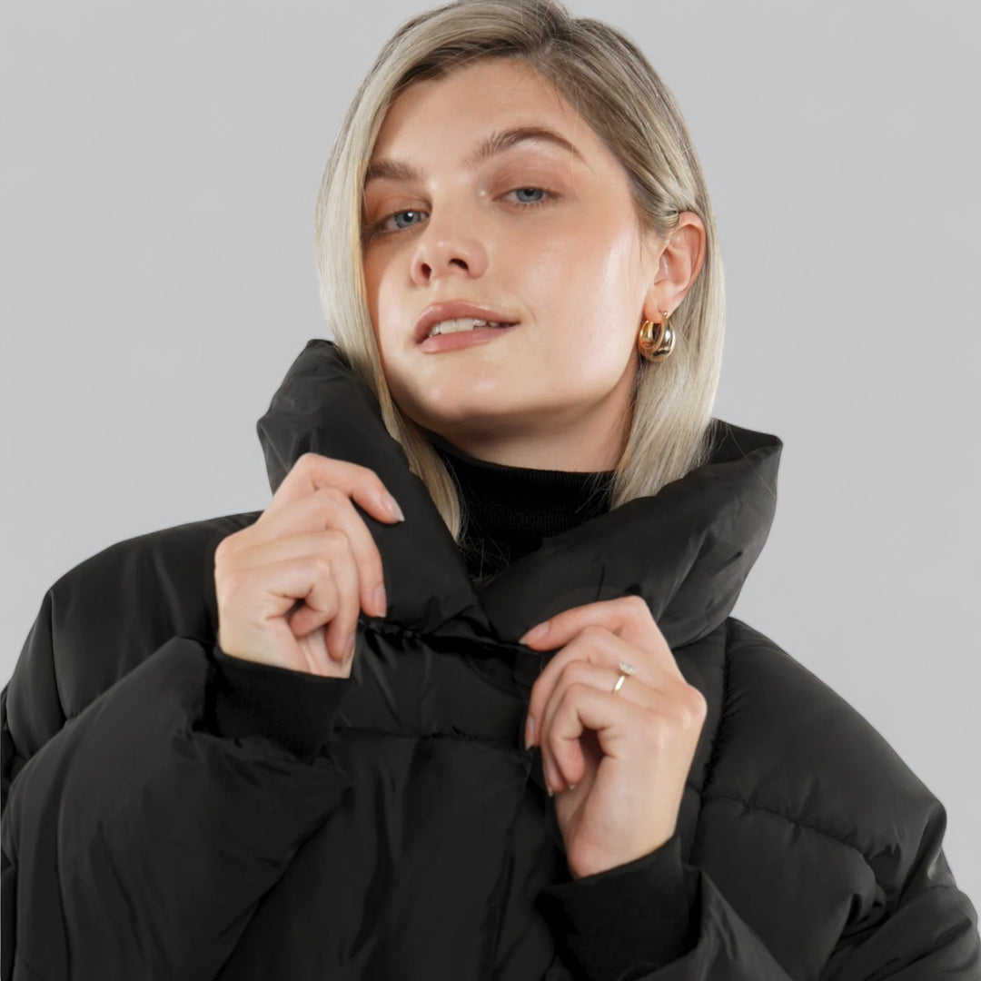 Damen Winterjacke mit Gürtel 6