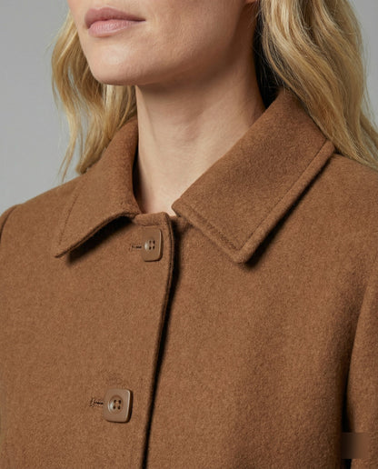 Übergroße Wolljacke Weit Schnitt Stricken Frauen
