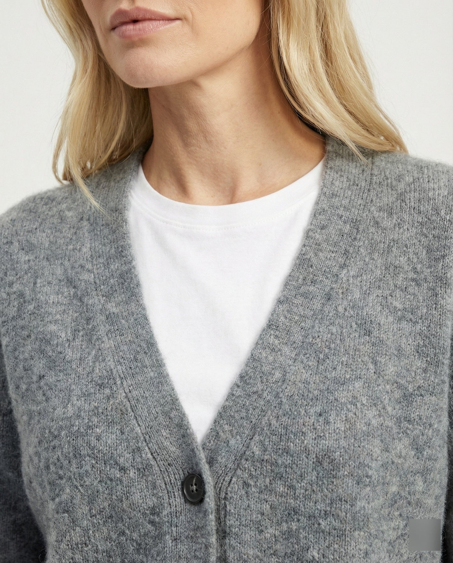 Weicher Alpakamix Cardigan Damen Kurz