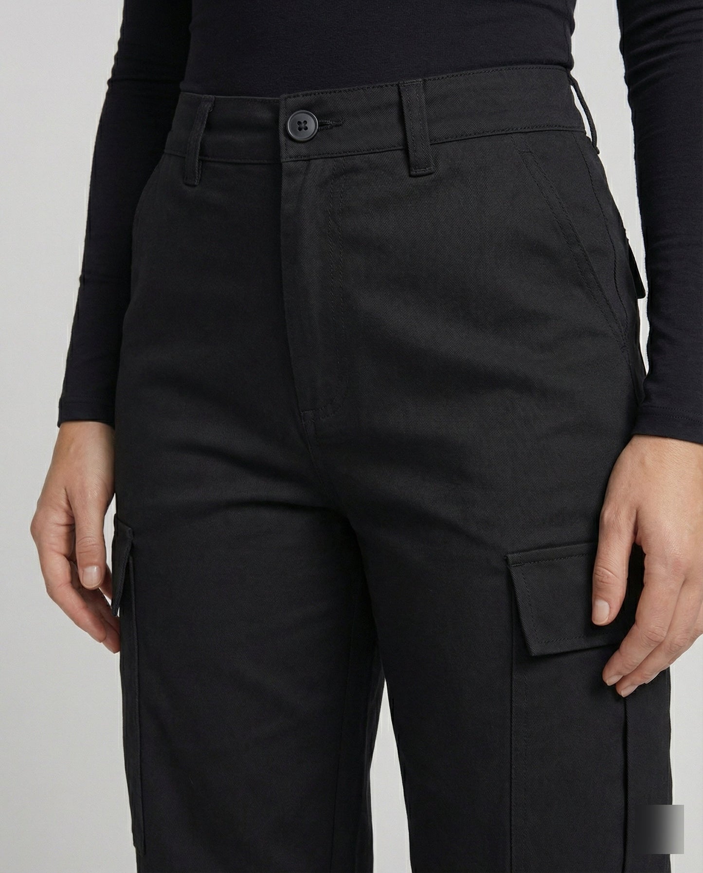 Praktische Cargohose Arbeitslook mit großen Taschen