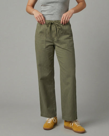 Leinenhose Frauen Haremstyle Bequem mit Taschen