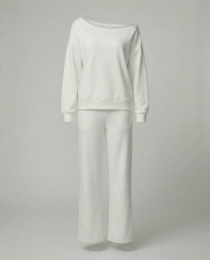 Bequemes Oversize Freizeitensemble Frauen